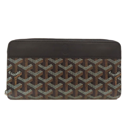 GOYARD   Long wallet (with coin pocket) Herringbone pattern PVC Ladies