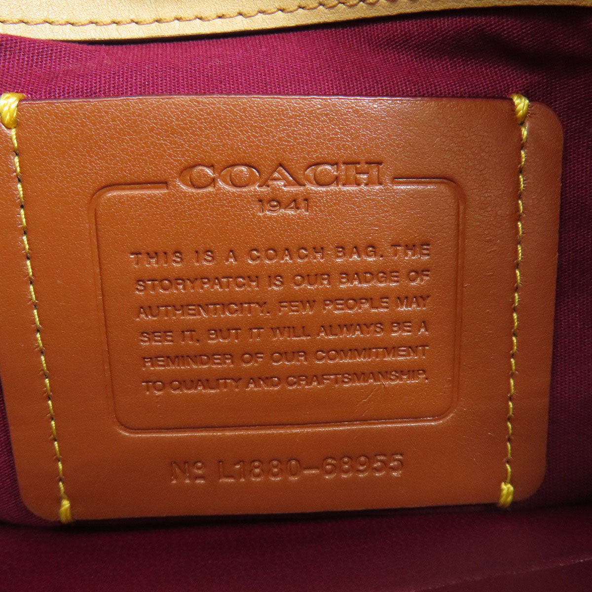 COACH  68955 Shoulder Bag Signature Canvas LeatherLadies