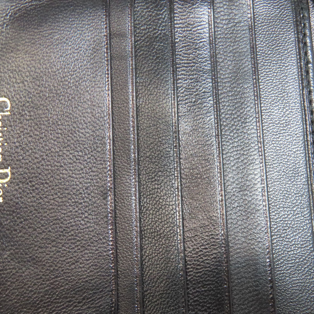 CHRISTIAN DIOR Canage Bifold Wallet with Coin Pocket Lambskin Ladies [Used]