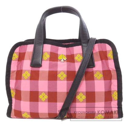 kate spade Molly Checkpattern 2WAY Handbag Nylon Ladies [Used]