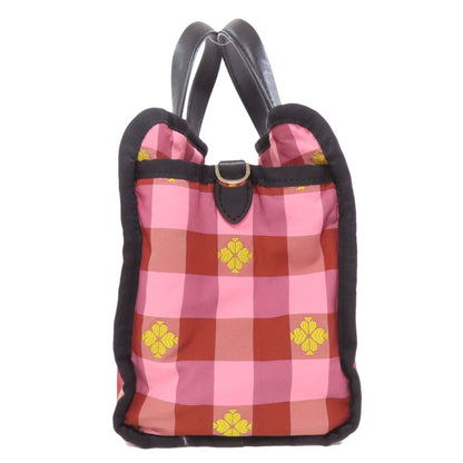 kate spade Molly Checkpattern 2WAY Handbag Nylon Ladies [Used]