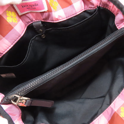 kate spade Molly Checkpattern 2WAY Handbag Nylon Ladies [Used]