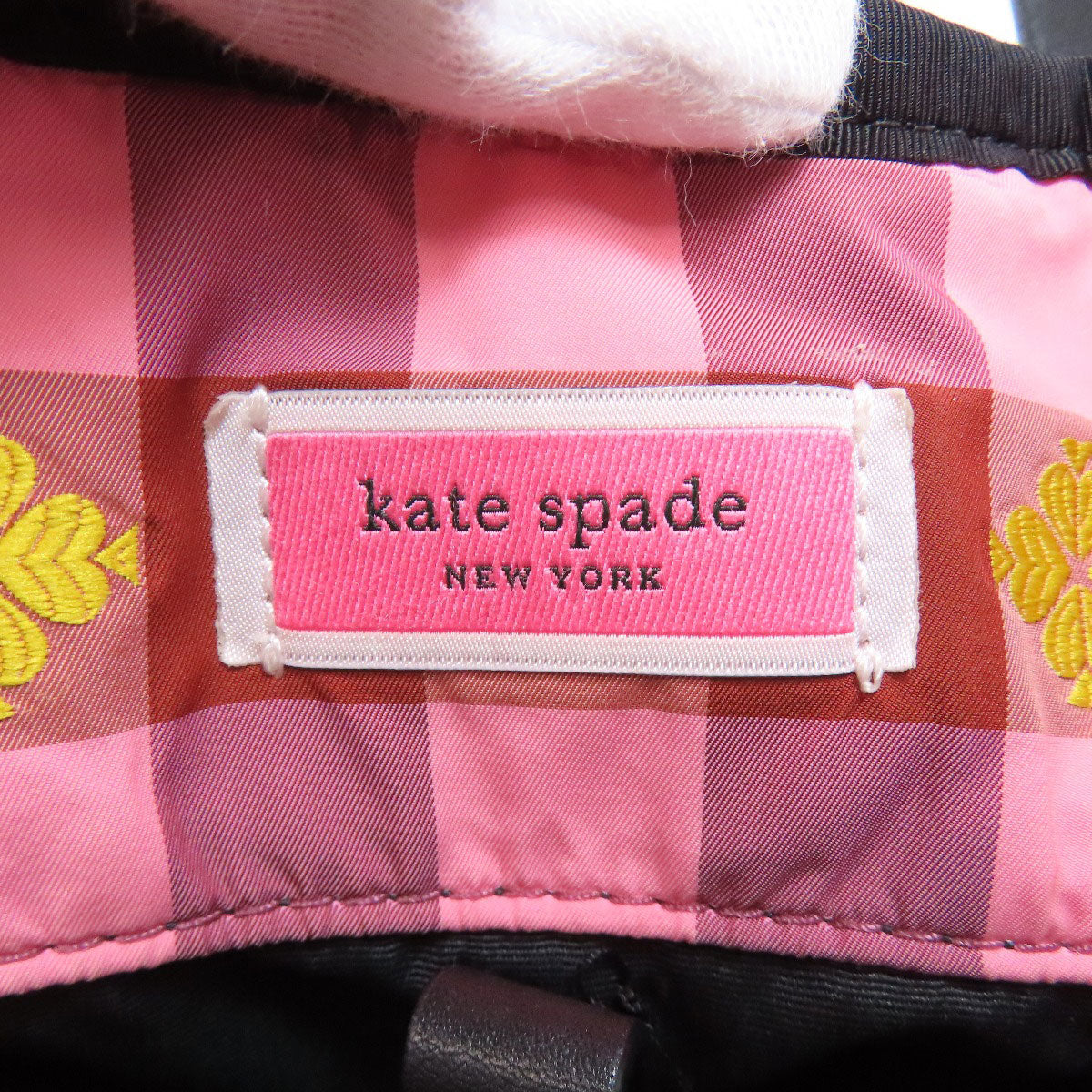 kate spade Molly Checkpattern 2WAY Handbag Nylon Ladies [Used]