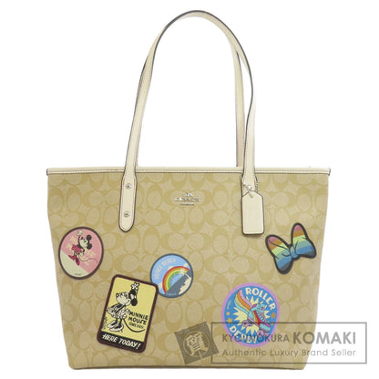 COACH F29358 Mickey collaboration Disney Tote Bag PVC Ladies [Used]