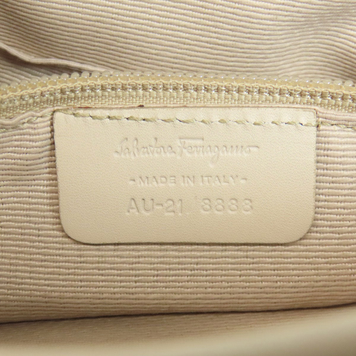 Salvatore Ferragamo   Shoulder Bag Logo pattern Canvas Ladies