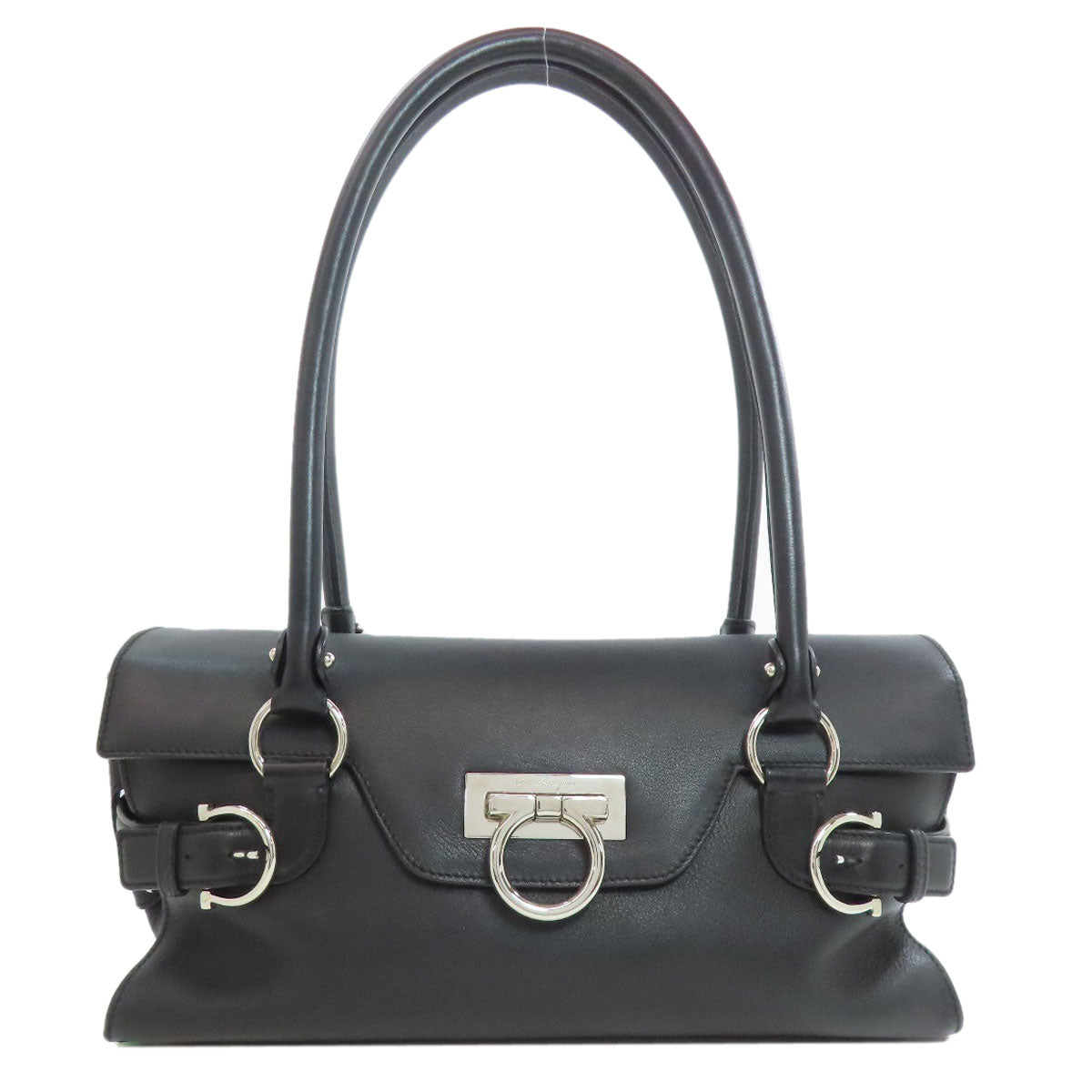 Salvatore Ferragamo   Handbag GanciniHardware Leather Ladies