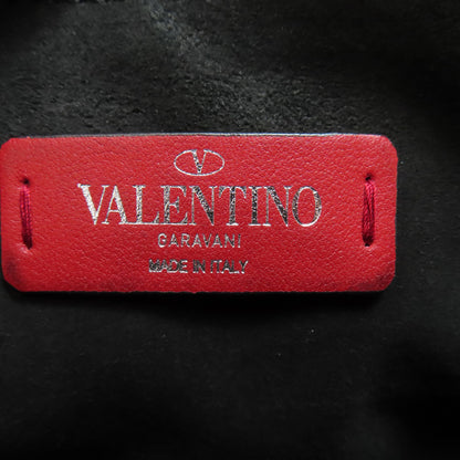 VALENTINO logo Shoulder Bag Leather Ladies [Used]