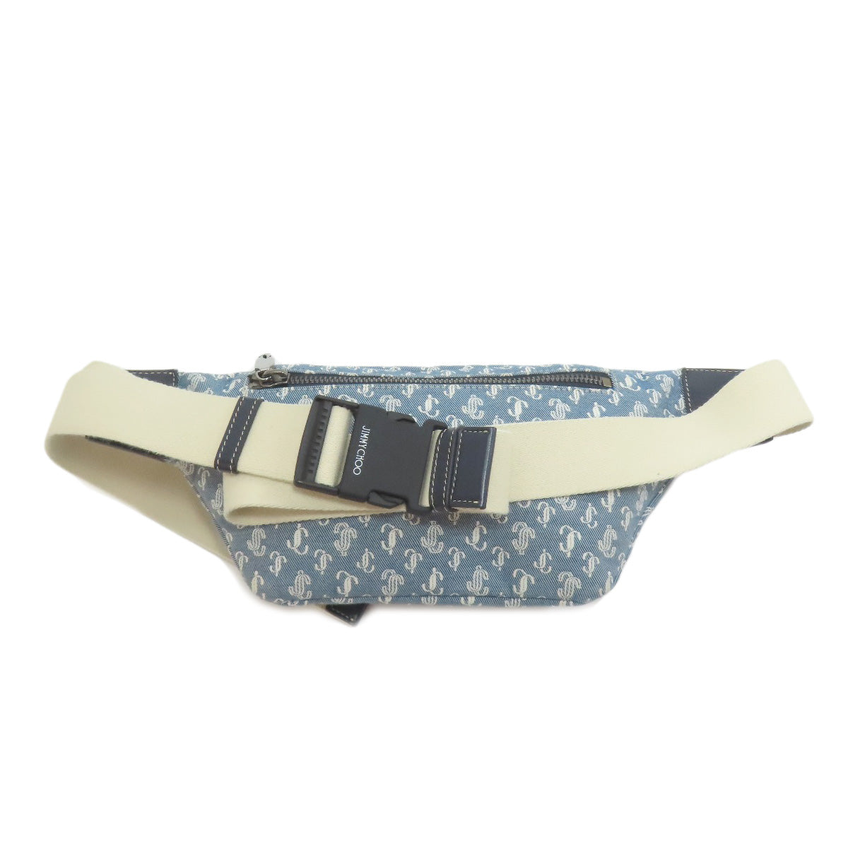 Jimmy Choo Logo motif body bag Canvas Ladies [Used]