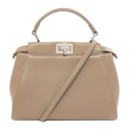 FENDI   Handbag Mini Peek Boo 2WAY Calf Ladies