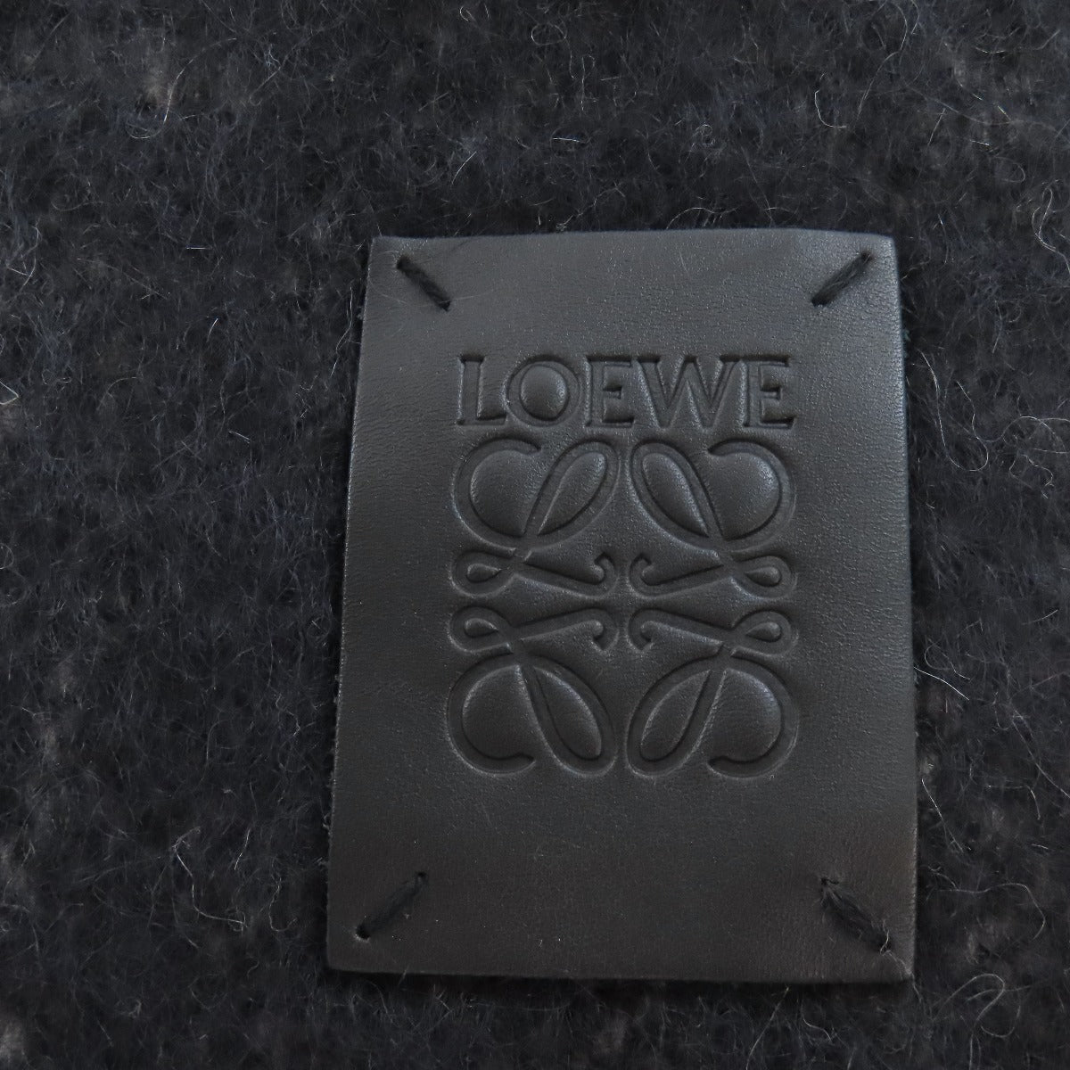 LOEWE anagram Scarf Moheya woolLadies [Used]