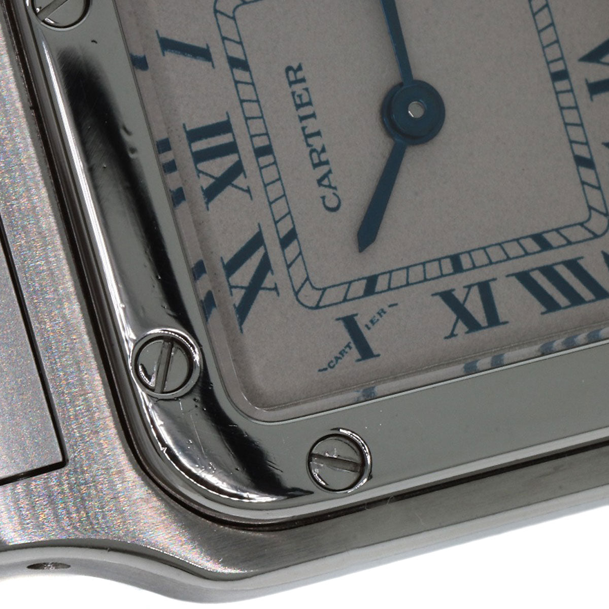 CARTIER Santos Galve SM Watches W20056D6 Stainless Steel/Stainless Steel Ladies