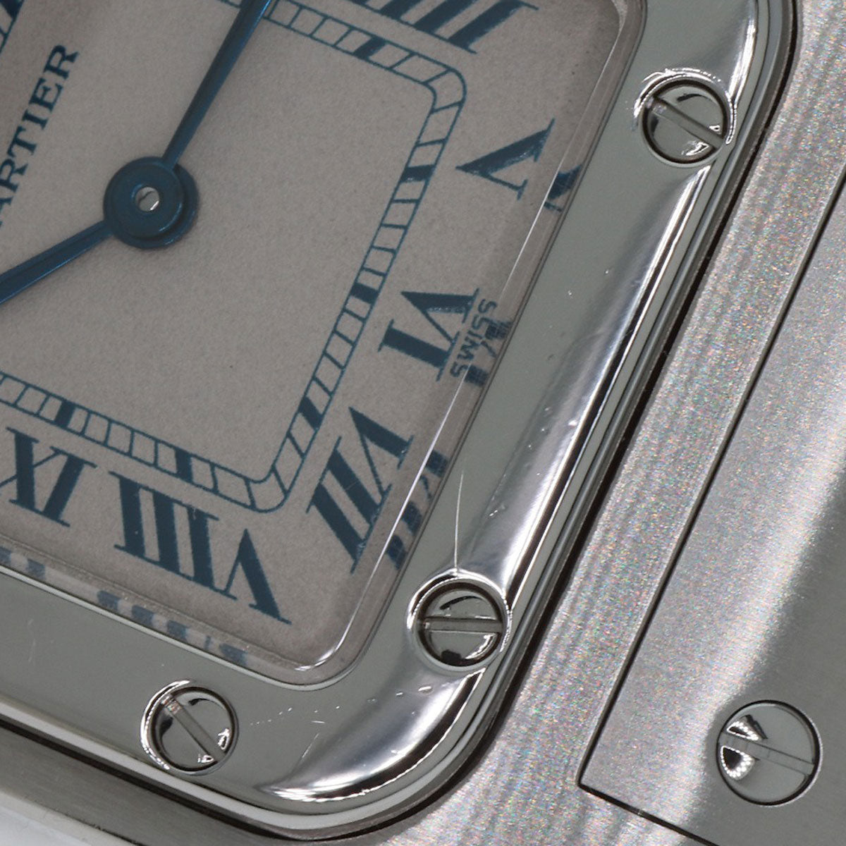 CARTIER Santos Galve SM Watches W20056D6 Stainless Steel/Stainless Steel Ladies