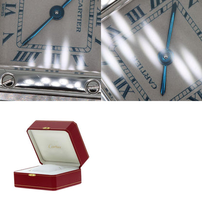CARTIER Santos Galve SM Watches W20056D6 Stainless Steel/Stainless Steel Ladies