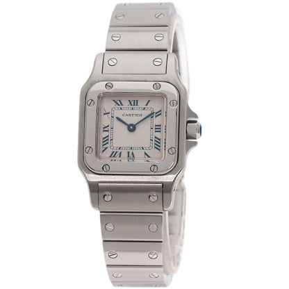 CARTIER Santos Galve SM Watches W20056D6 Stainless Steel/Stainless Steel Ladies