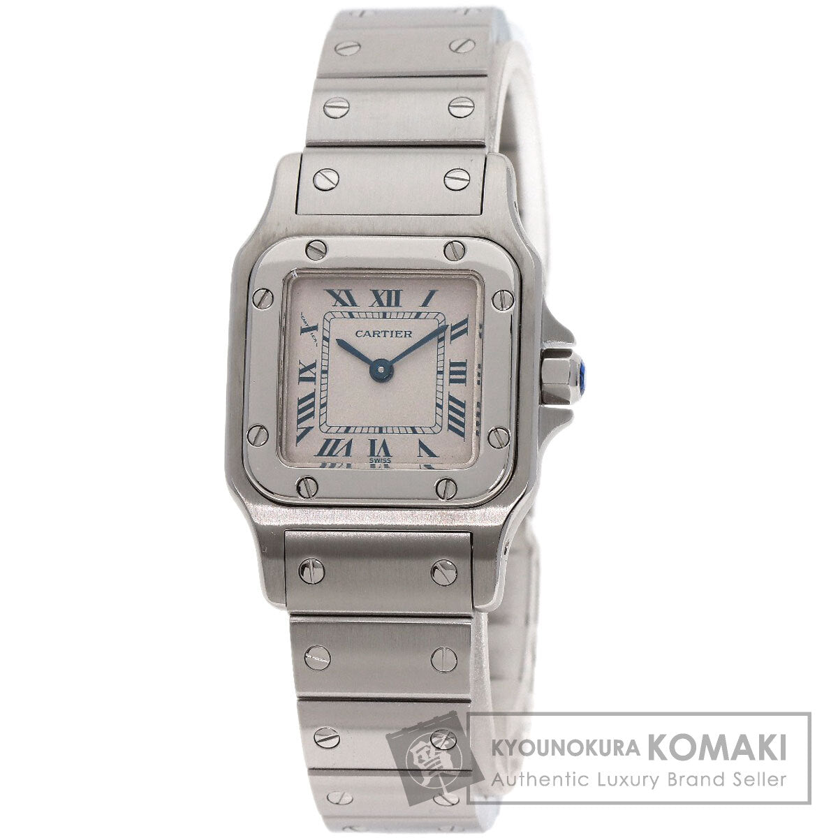 CARTIER Santos Galve SM Watches W20056D6 Stainless Steel/Stainless Steel Ladies