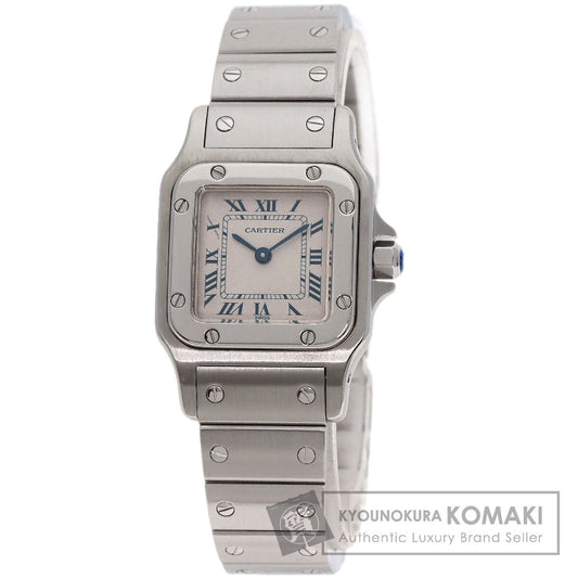 CARTIER Santos Galve SM Watches W20056D6 Stainless Steel/Stainless Steel Ladies