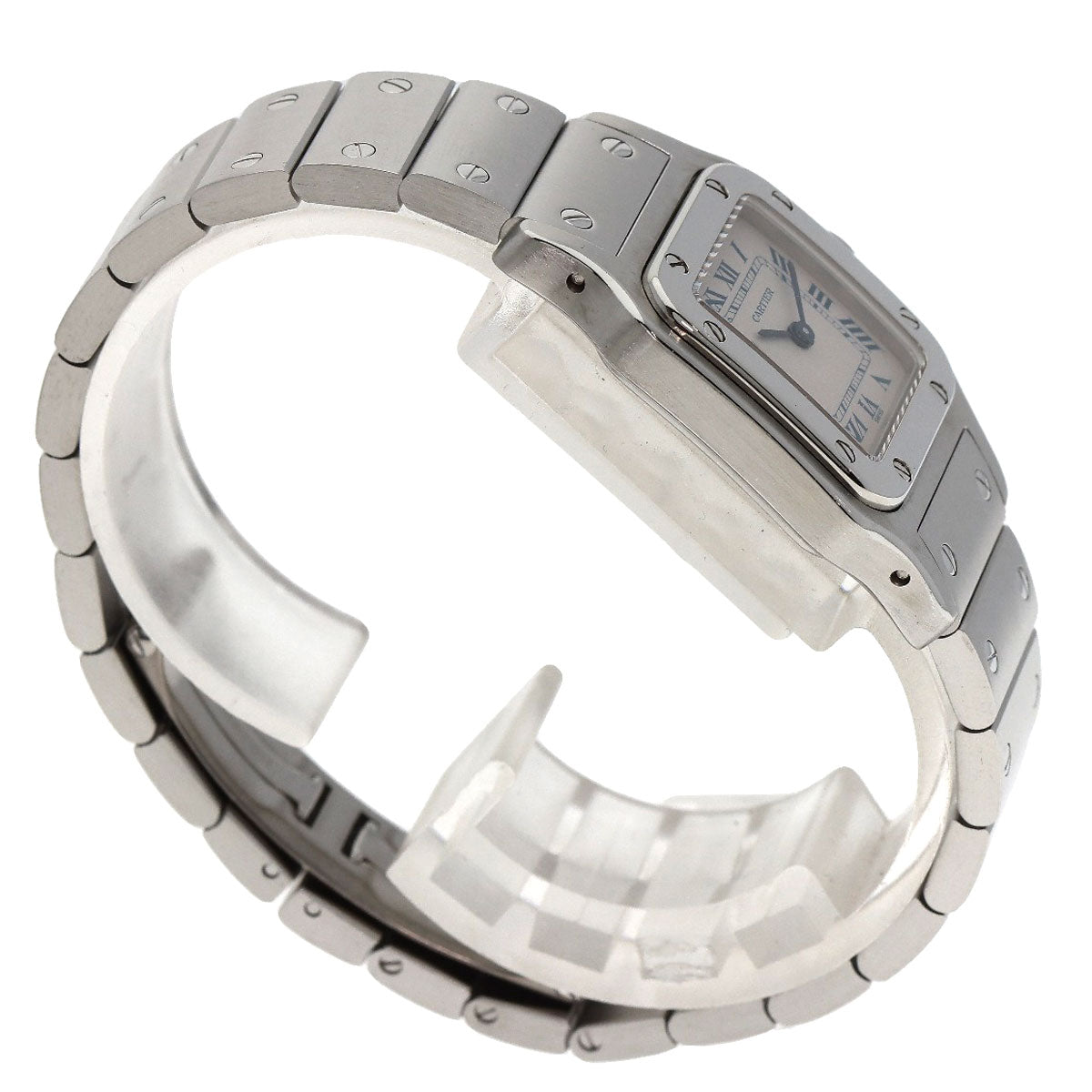 CARTIER Santos Galve SM Watches W20056D6 Stainless Steel/Stainless Steel Ladies