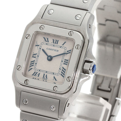 CARTIER Santos Galve SM Watches W20056D6 Stainless Steel/Stainless Steel Ladies