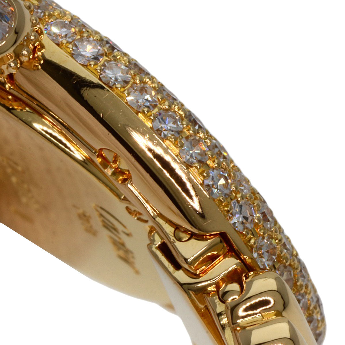 CARTIER Baignoire1920 Diamond Watches WB5004ES K18 Yellow Gold/18K Yellow Gold Ladies