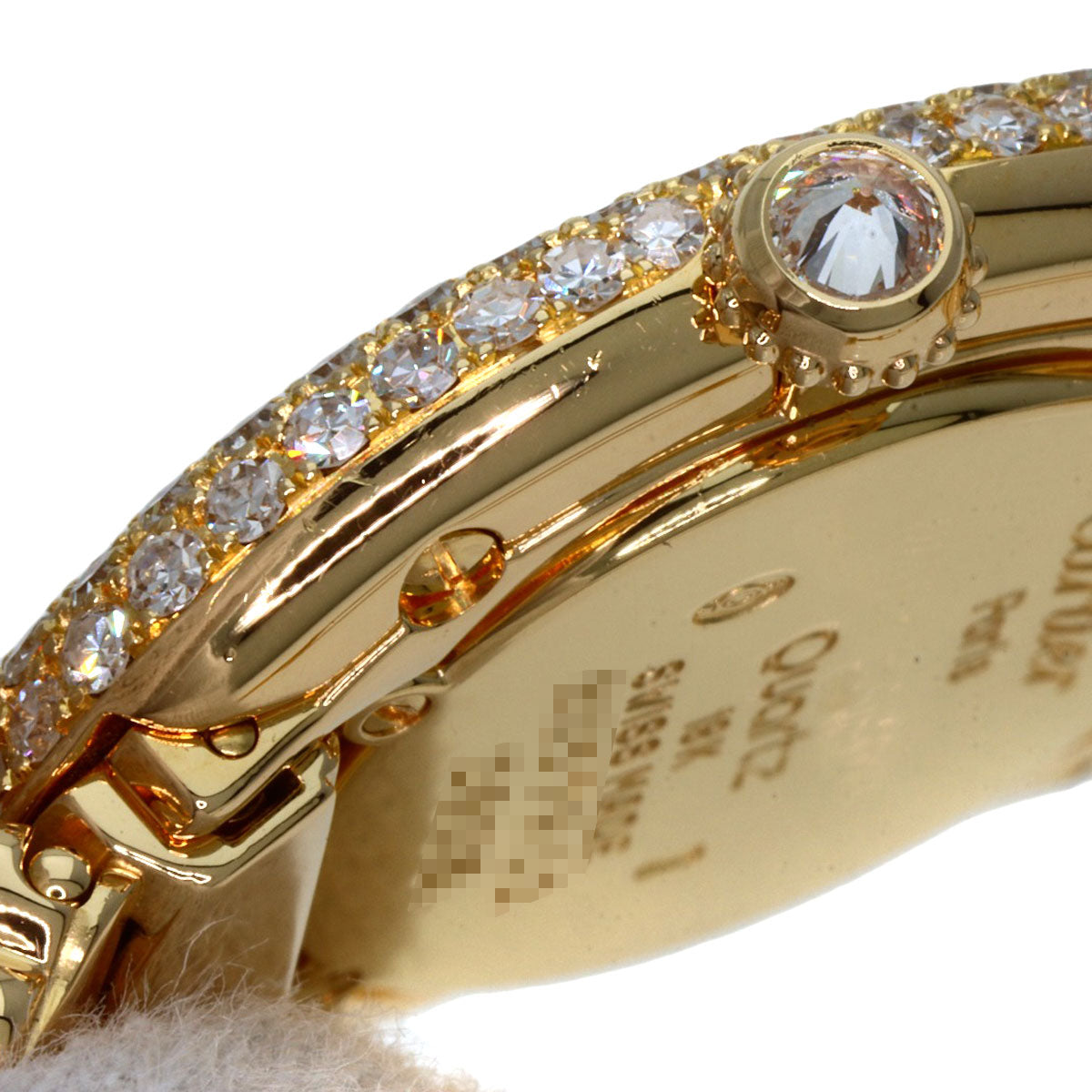 CARTIER Baignoire1920 Diamond Watches WB5004ES K18 Yellow Gold/18K Yellow Gold Ladies