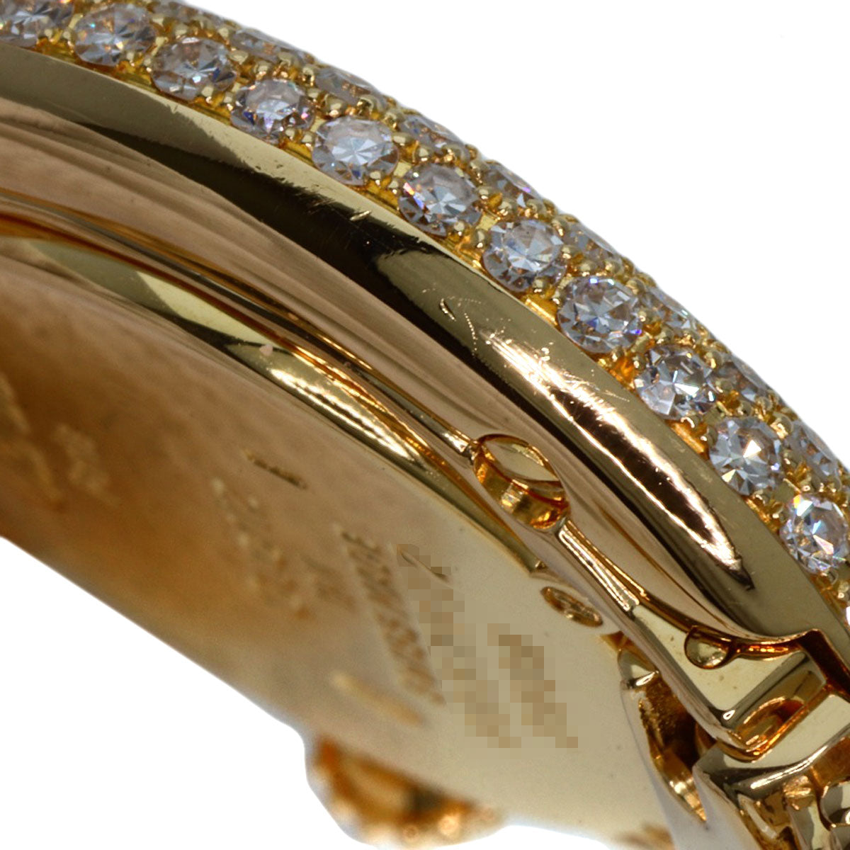 CARTIER Baignoire1920 Diamond Watches WB5004ES K18 Yellow Gold/18K Yellow Gold Ladies