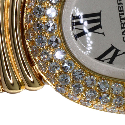 CARTIER Baignoire1920 Diamond Watches WB5004ES K18 Yellow Gold/18K Yellow Gold Ladies