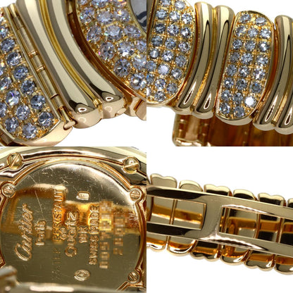 CARTIER Baignoire1920 Diamond Watches WB5004ES K18 Yellow Gold/18K Yellow Gold Ladies