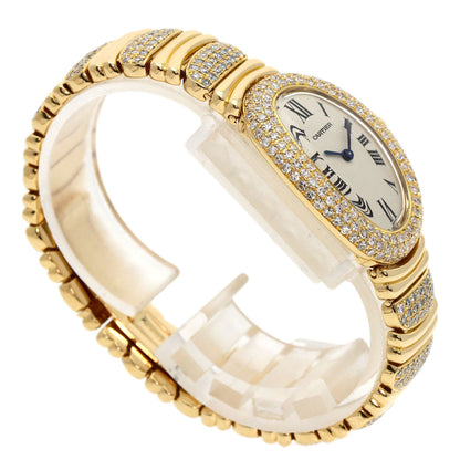 CARTIER Baignoire1920 Diamond Watches WB5004ES K18 Yellow Gold/18K Yellow Gold Ladies