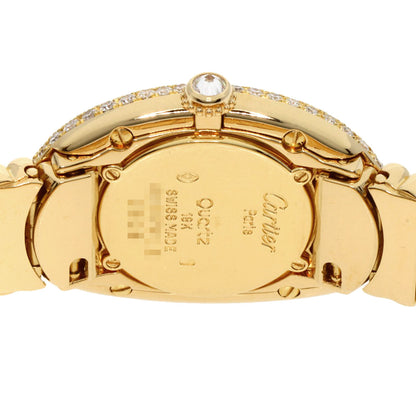 CARTIER Baignoire1920 Diamond Watches WB5004ES K18 Yellow Gold/18K Yellow Gold Ladies