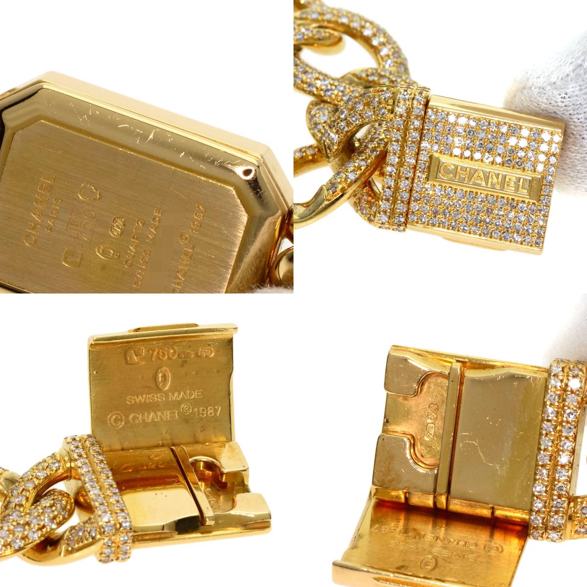 CHANEL Premier Full Diamond Watches H0114 K18 Yellow Gold/K18YGxDiamond Ladies