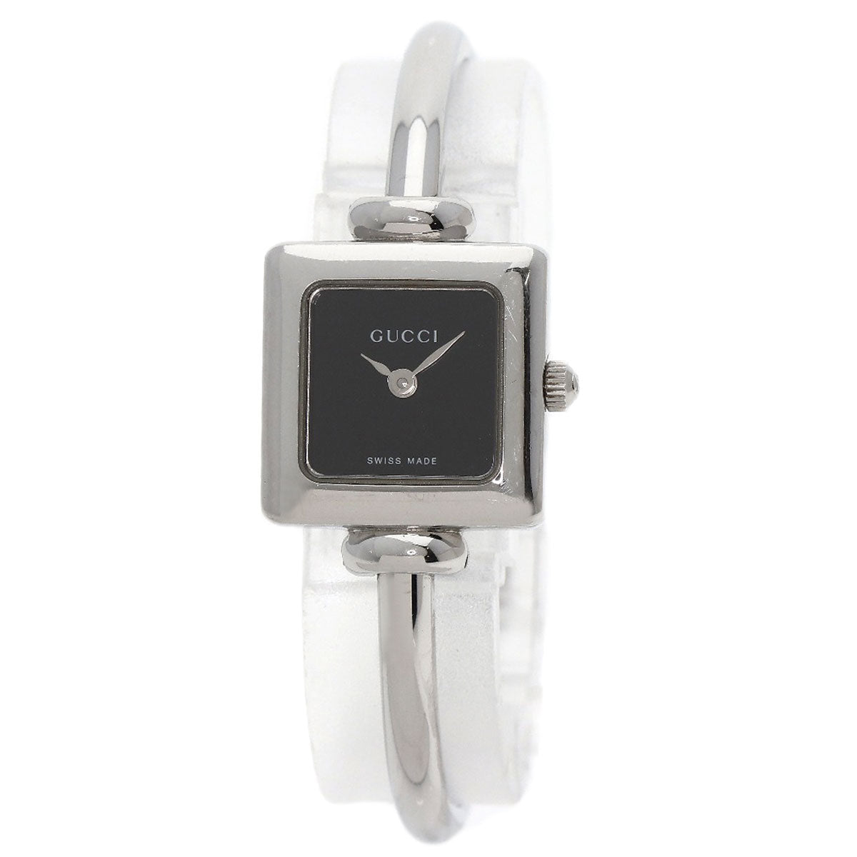 GUCCI Square face Watches 1900L Stainless Steel/Stainless Steel Ladies
