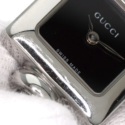 GUCCI Square face Watches 1900L Stainless Steel/Stainless Steel Ladies