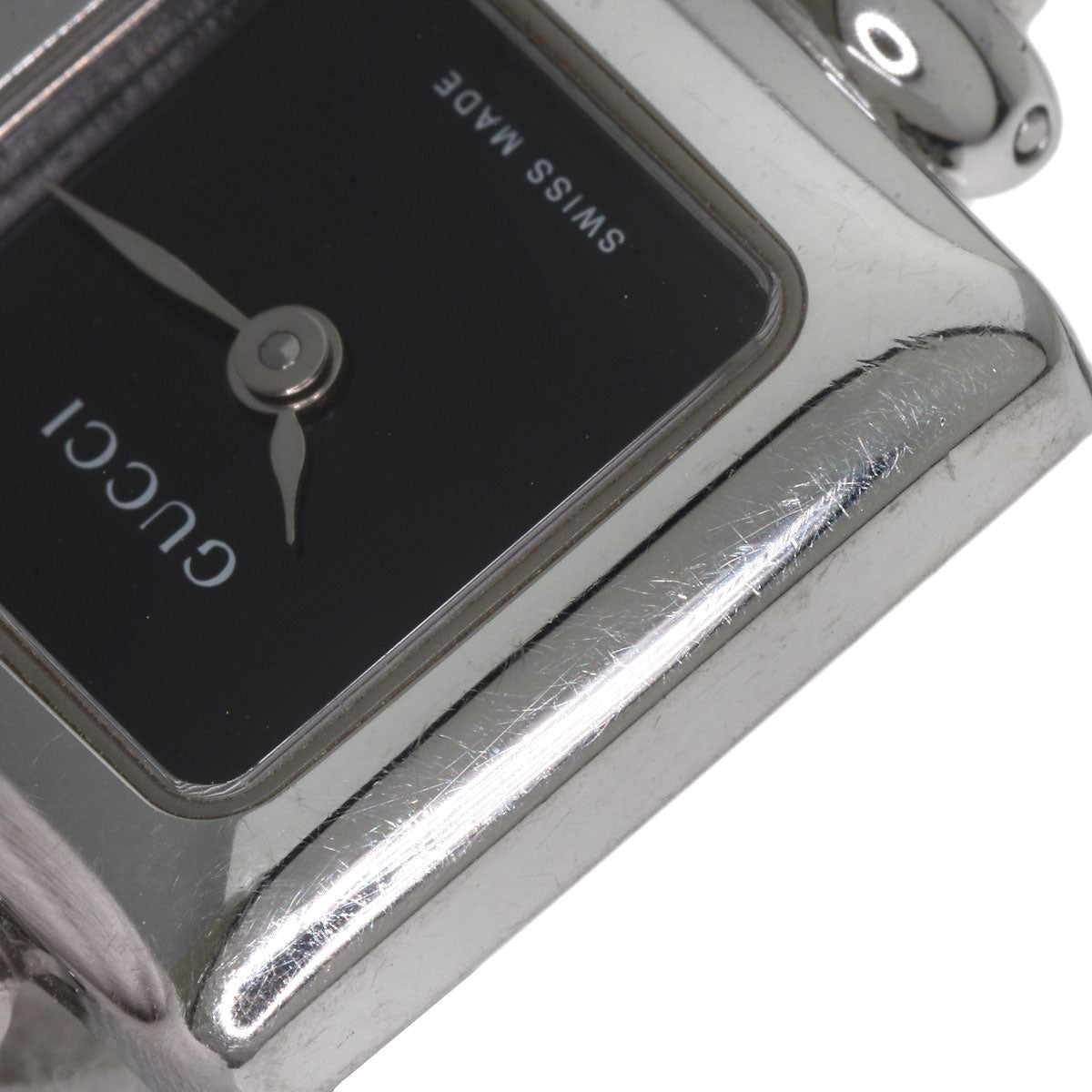 GUCCI Square face Watches 1900L Stainless Steel/Stainless Steel Ladies