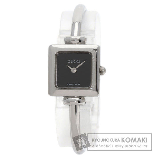 GUCCI Square face Watches 1900L Stainless Steel/Stainless Steel Ladies