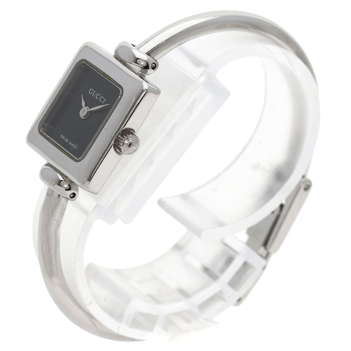 GUCCI Square face Watches 1900L Stainless Steel/Stainless Steel Ladies