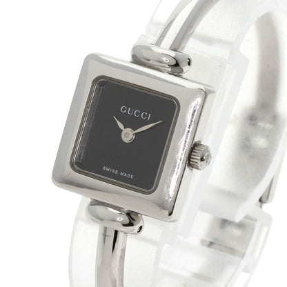 GUCCI Square face Watches 1900L Stainless Steel/Stainless Steel Ladies