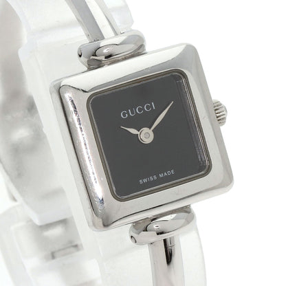 GUCCI Square face Watches 1900L Stainless Steel/Stainless Steel Ladies