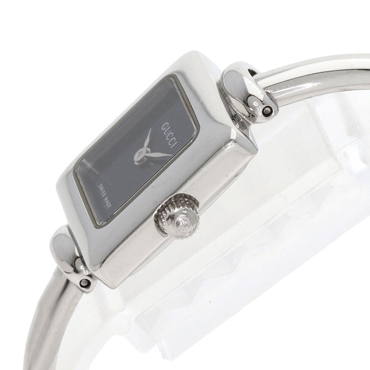 GUCCI Square face Watches 1900L Stainless Steel/Stainless Steel Ladies