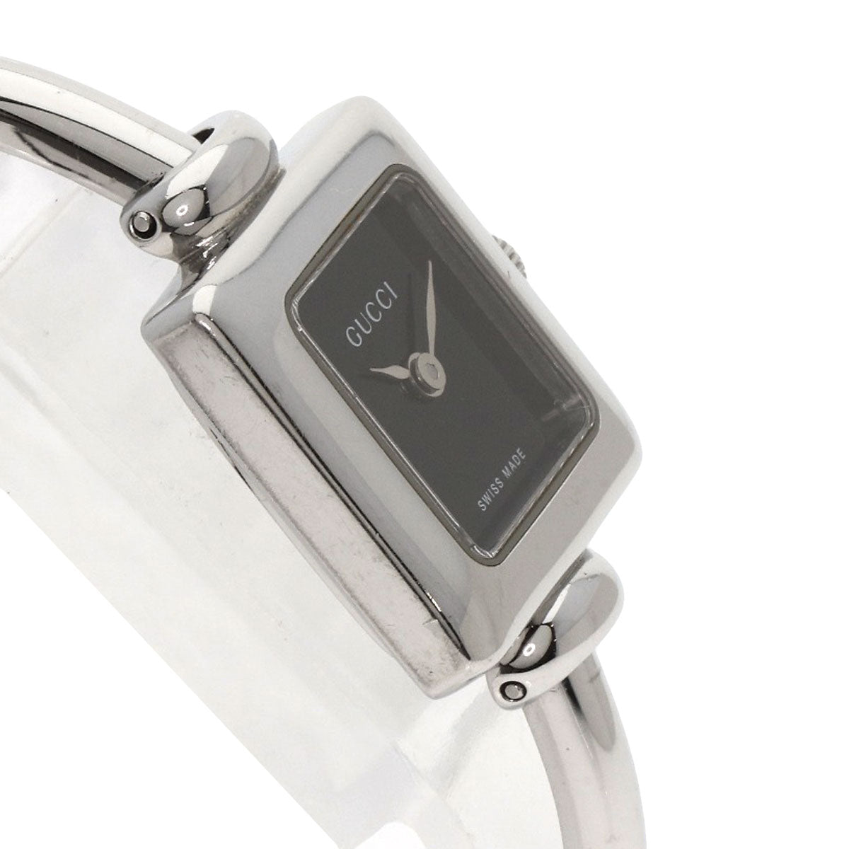 GUCCI Square face Watches 1900L Stainless Steel/Stainless Steel Ladies