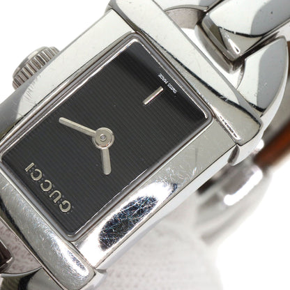 GUCCI Bamboo Watches 6800L Stainless Steel/Bamboo Ladies