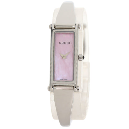 GUCCI Square face Watches 1500L Stainless Steel/Stainless Steel Ladies