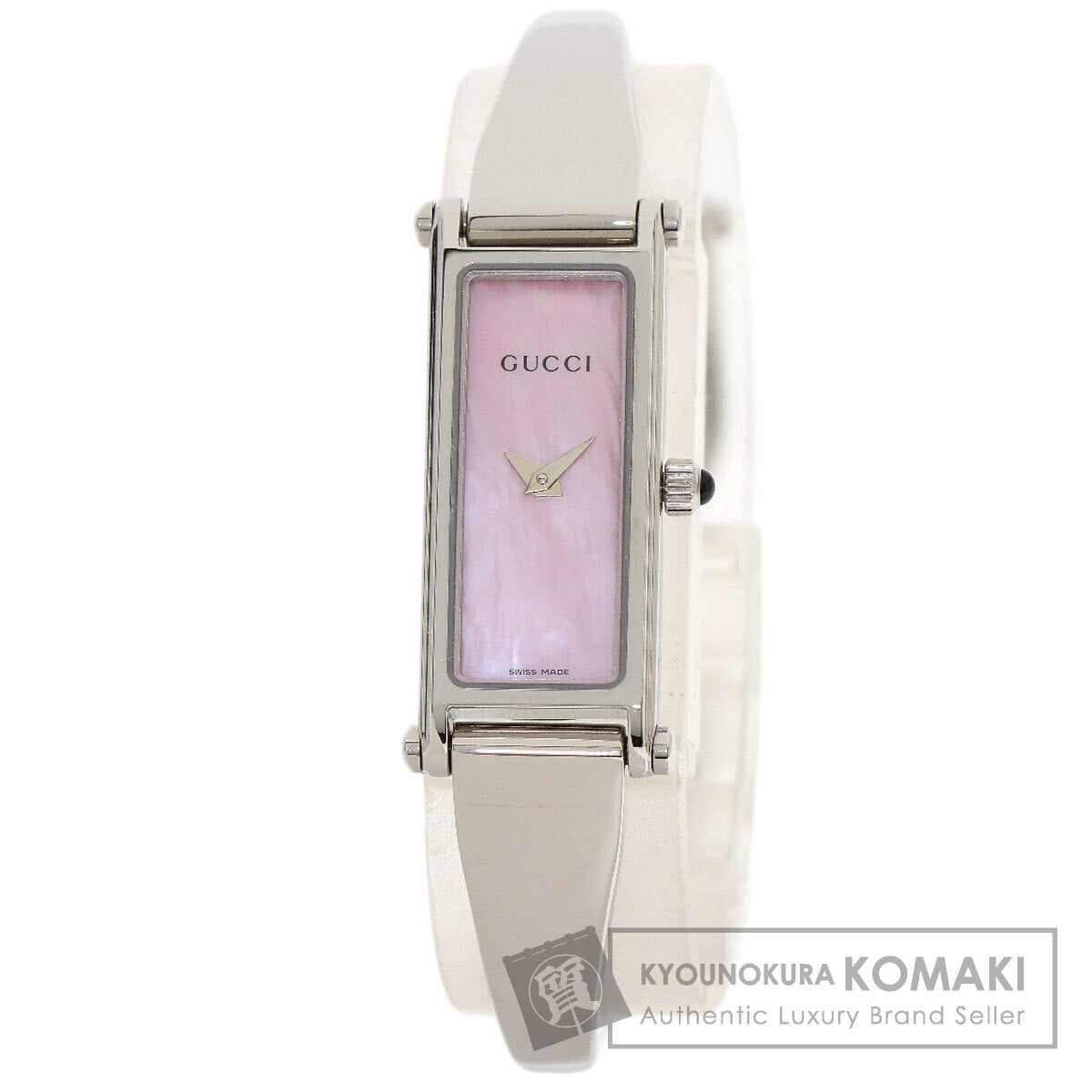 GUCCI Square face Watches 1500L Stainless Steel/Stainless Steel Ladies