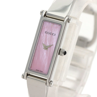 GUCCI Square face Watches 1500L Stainless Steel/Stainless Steel Ladies
