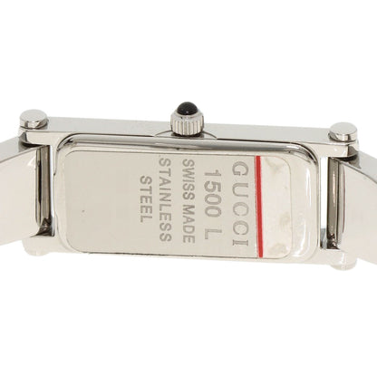 GUCCI Square face Watches 1500L Stainless Steel/Stainless Steel Ladies
