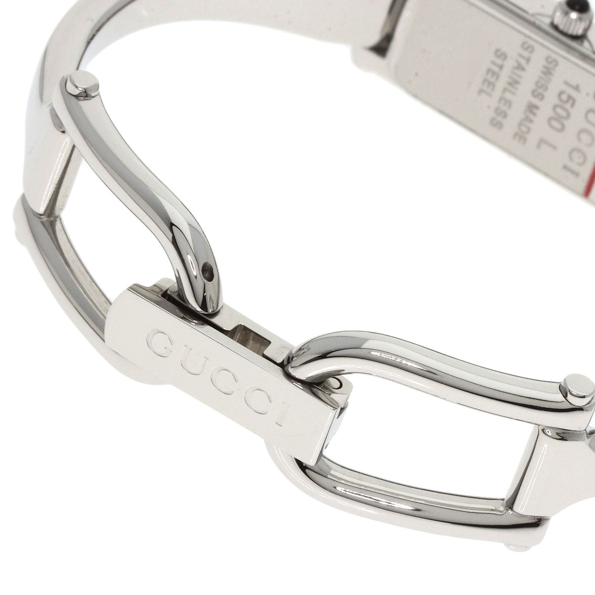 GUCCI Square face Watches 1500L Stainless Steel/Stainless Steel Ladies