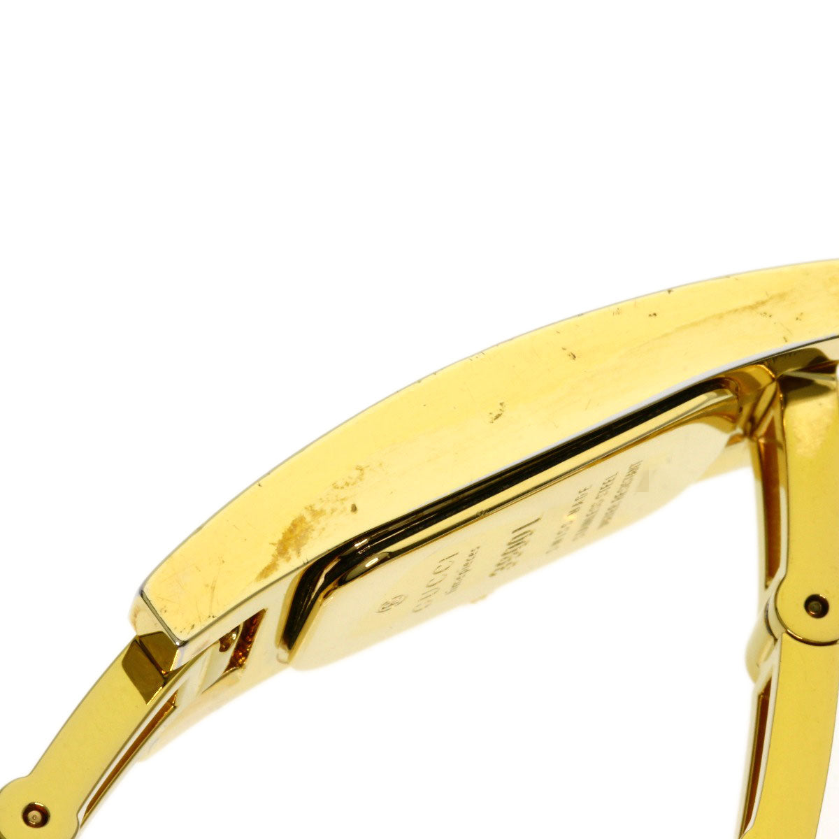 GUCCI Square face Watches 3900L Gold Plated/Gold Plated Ladies