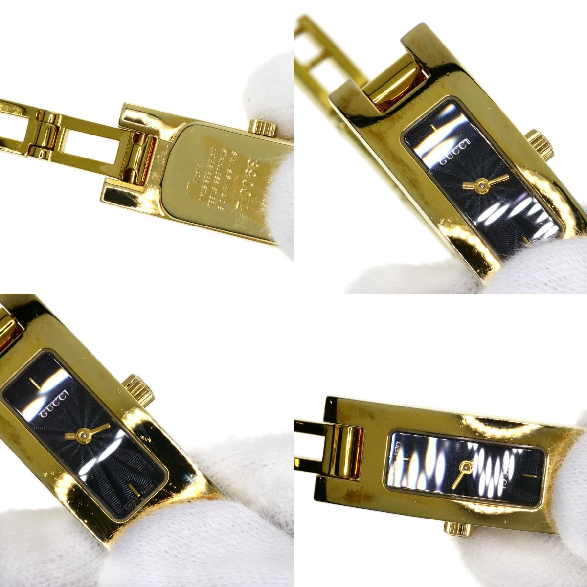 GUCCI Square face Watches 3900L Gold Plated/Gold Plated Ladies