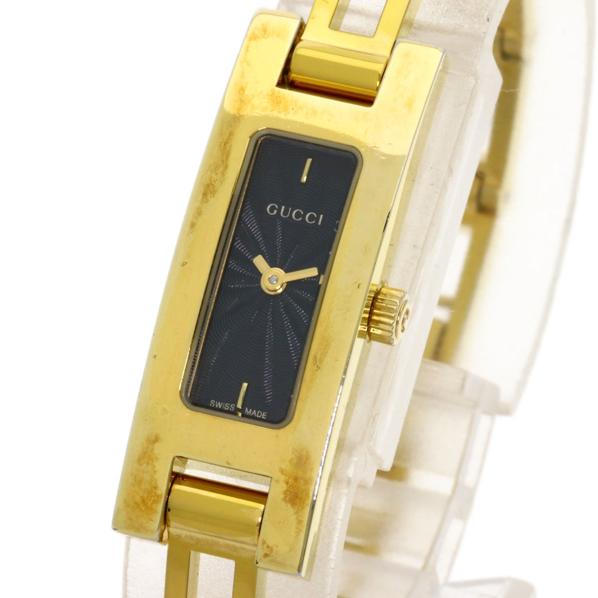 GUCCI Square face Watches 3900L Gold Plated/Gold Plated Ladies