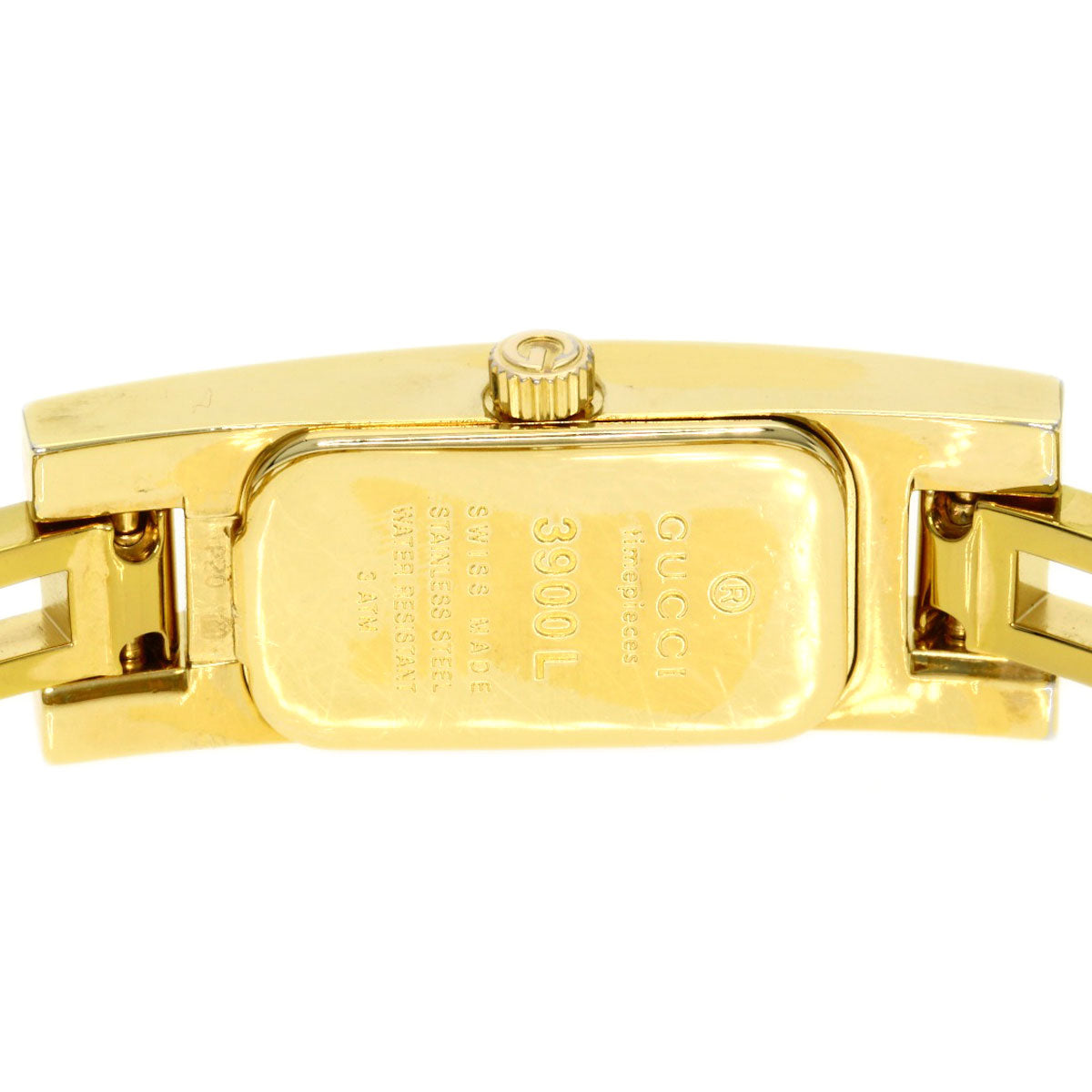 GUCCI Square face Watches 3900L Gold Plated/Gold Plated Ladies