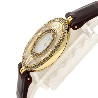 Chopard Happy diamond Watches S20/5558 K18 Yellow Gold/Leather Ladies